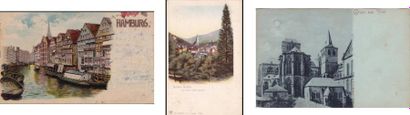 null Allemagne. 95 cartes postales dont 3 datant de 1899