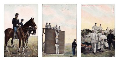 null [Militaria] - Armée hollandaise. 90 cartes postales