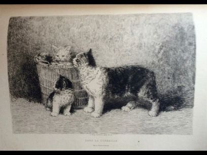 G.DE CHERVILLE Les chiens et les chats d'Eugène LAMBERT.
Avec une lettre-préface...