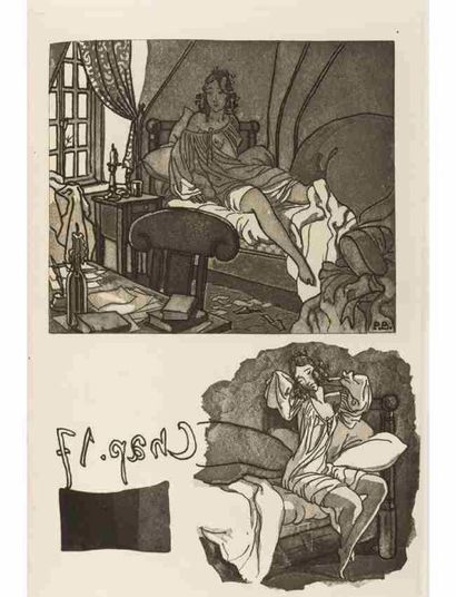 HENRI MURGER Scènes de la vie de bohème.
Illustrées de 25 eauxfortes originales en...