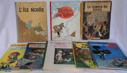 HERGÉ Tintin et les Picaros. Tournai, Casterman, 1976. In-4, couverture cartonnée...