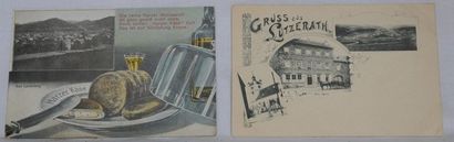 Allemagne 228 Cartes postales, époques diverses. Nombreuses cartes de la série «Gruss...