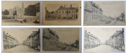 Bruges Environ 220 cartes postales, époques diverses. Bruges, Furnes...