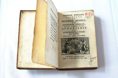 null [Médecine] Hermann BOERHAAVE - Libellus de materie medica et remediorum formulis,...