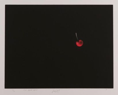 AVATI 
Mario AVATI (1921 - 2009) - D'un rouge cerise.

Manière noire. 290 x 375 mm....