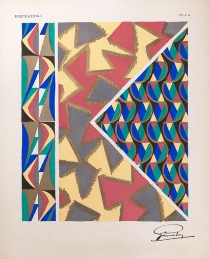 Garcelon 
Adrien GARCELON - Inspirations. 80 motifs en couleur.
Paris, Ch. Massin,...