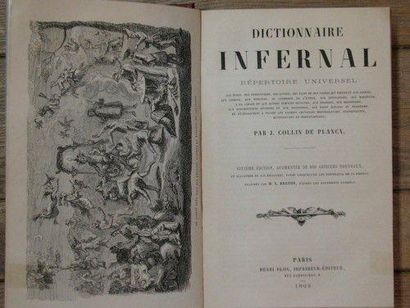 COLLIN de PLANCY Dictionnaire infernal. [...]. Paris, Henri Plon, 1863. Grand in-8,...