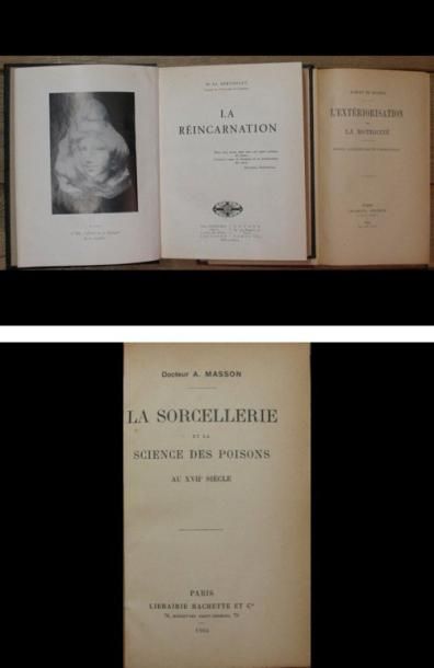 Docteur A. MASSON La sorcellerie et la science des poisons au XVIIe siècle. Paris,...