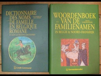 Jules HERBILLON & Jean GERMAIN Dictionnaire des noms de famille en Belgique romane...