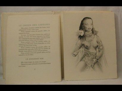 Franz TOUSSAINT Le jardin des caresses. Illustrations de Mariette LYDIS. Paris, Éditions...