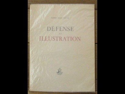 Pierre Jean JOUVE Défense et illustration. Neuchâtel, Ides et Calendes, (1943). Petit...