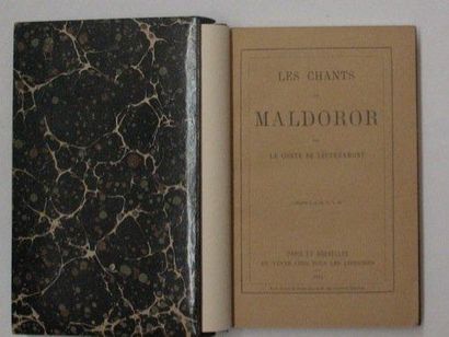 Comte de LAUTRÉAMONT Les Chants de Maldoror. (Chants I, II, III, IV, V, VI). Paris...