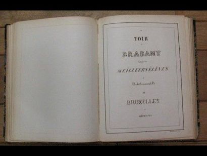 [Brabant - Manuscrit] Un Tour de Brabant fait en septembre 1854 par les meilleurs...