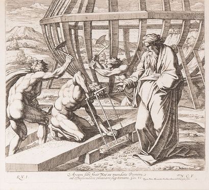 CHAPERON 
Nicolas CHAPERON (1612-1654/5) - Construction de l'Arche de Noé.

Construction...