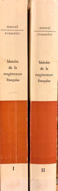 null 
[DROIT] Marcel ROUSSELET - Histoire de la magistrature française. Des origines...