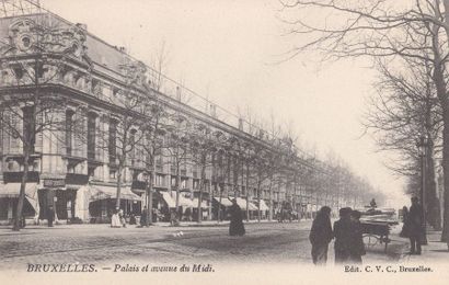 null 
BRUXELLES & Brabant, ainsi l'exposition de 1910. Environ 290 cartes postales,...