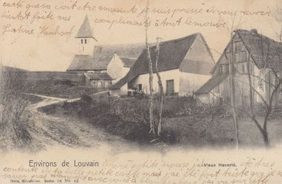 null 
LOUVAIN (35), Malines, Zout-Leeuw... Ensemble 55 cartes postales, époques ...
