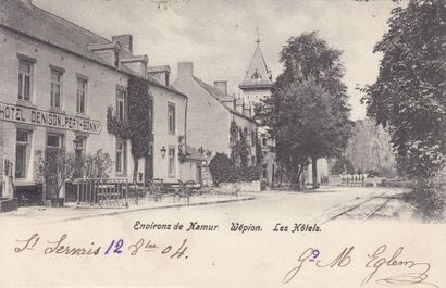null 
PROVINCE DE NAMUR : Ensemble 35 cartes postales, certaines avant 1914.

Han-sur-Lesse,...