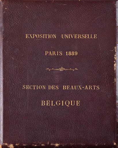null 
EXPOSITION UNIVERSELLE PARIS 1889. Section des Beaux-Arts Belgique. 33 photographies.
...