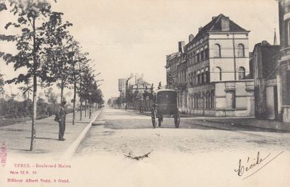 null 
FLANDRE OCCIDENTALE. Environ 55 cartes postales, de nombreuses avant 1914.

Ypres,...