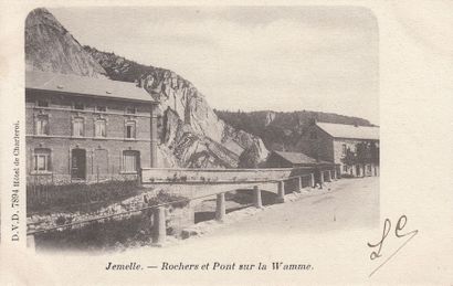 null 
WALLONIE: Vallée de la Meuse, Jemelle, Huy, Stavelot... Environ 45 postales,...