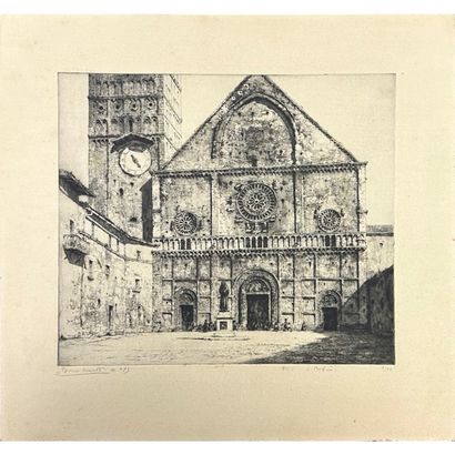 Mary Cassatt Mary Cassatt (Pittsburgh 1845-France 1926) - Cathedral of San Ruffino... Gazette Drouot