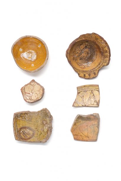 Ensemble de tessons de céramiques polychromes Near East, 10th-14th century



Twenty-five...