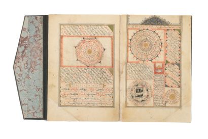 Calendrier perpétuel selon Sheikh Vefa, dressé pour les années 1084-1085 H./1673-1674