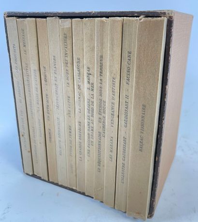  Honoré de Balzac, Petite collection Balzac. 
Genève, Skira, 1946-1947. 12 volumes... Gazette Drouot