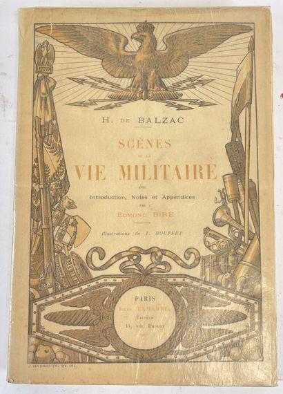  Honoré de Balzac, Scènes de la vie militaire. Avec introduction, notes et appendices... Gazette Drouot