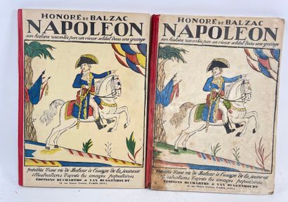  Honoré de Balzac, Napoléon, son histoire racontée par un vieux soldat dans une grange.
Paris,... Gazette Drouot