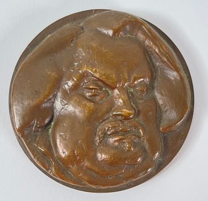  C.R. Revol.
Honoré de Balzac.
Médaille en bronze, diamètre 67mm, 248g.
Tirage en... Gazette Drouot