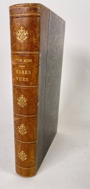  Victor Hugo, Choses vues.
Paris, J. Hetzel & Cie, A. Quantin, 1887. Grand In-8°,... Gazette Drouot