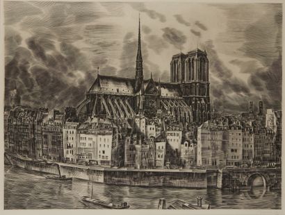 null Albert DECARIS (1901-1988)


Views of the Louvre and Notre Dame de Paris 


Two...