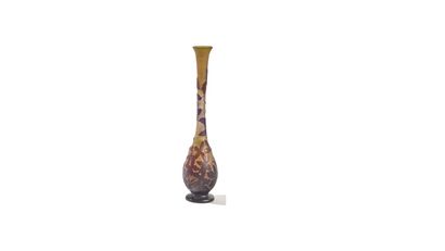 null ETABLISSEMENTS GALLE


	A baluster vase with a swollen ovoid body and a long...