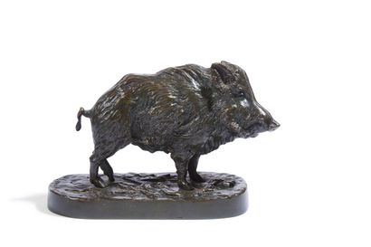 null Amédée Charles LOYSEAU (1867-1925)


Boar


Bronze with brown patina


Signed...