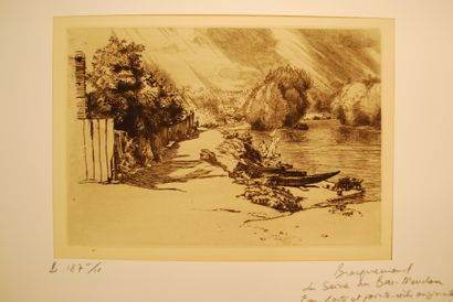 null Félix BRACQUEMOND (1833 - 1914)


The Seine at Bas-Meudon.


Etching and drypoint....
