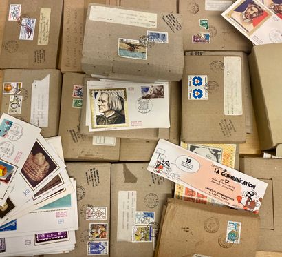 null * Lot of stamps mainly First Days, sheets, and various of which jersey