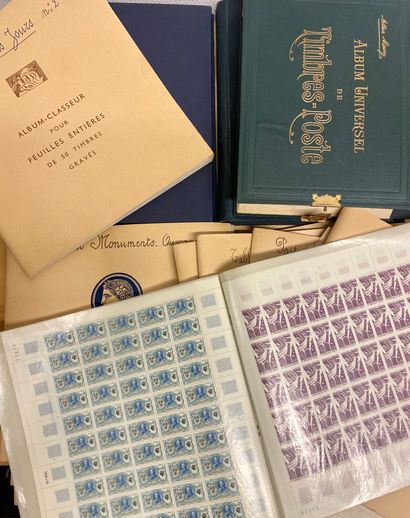 null * Collection de timbres du monde des origines à 1920 1930


feuilles de France...