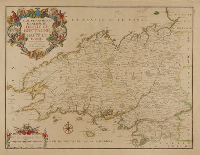 null FER, N. de. General Government of the Duchy of Brittany. Paris, 1711 and ca....
