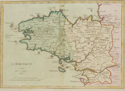 null CREPY, Louis-Etienne. La Bretagne. Paris, 1767. Col. d'époque. Bon état. 202...
