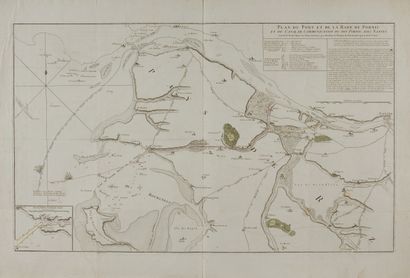 null MARQUIS DE BRIESERRANT. Plan of the port and roadstead of Pornic and of the...