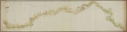 null CONIAC, Aimé Philogène de. Analytical map of the navigation of the river Vilaine....