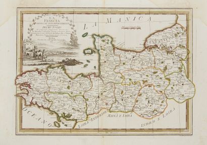null CASSINI, G. M. La Francia divisa ne'suoi dipartimenti…primo foglio. Rome, 1797....