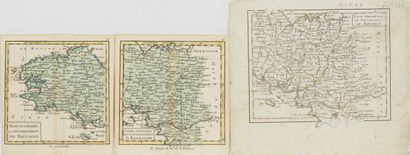 null DESNOS, L. C. Western part of the government of Brittany / Eastern part. Paris,...