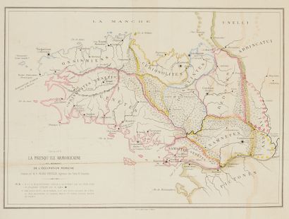 null BORGHI, B. La Bretagna. Florence, 1817. Limites en coloris ancien. Bel exemplaire...