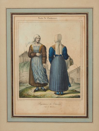 null CHARPENTIER, Henri. Woman of Dinard / Peasants of Lamballe in Large Costume...