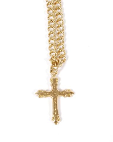 null Chaine à maillons articulés et pendentif crucifix en or jaune 18K 750‰

Poids...