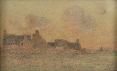 null Ferdinand Loyen DU PUIGAUDEAU (1864-1930)

Hameau breton près de la mer

Crayons...