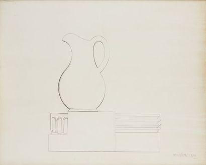 Amédée OZENFANT (1886-1966) 
Pot blanc, 1926...